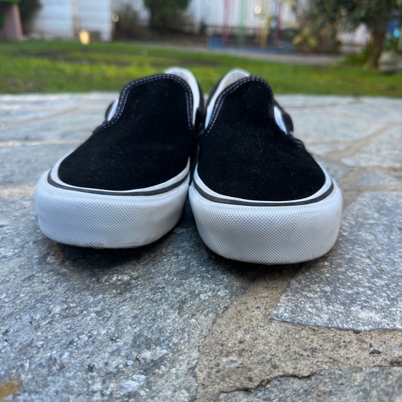 EUC Sample HTF slight platform Suede and canvas Vans - Picture 4 of 8